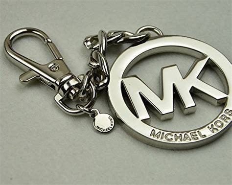 Michael Kors MK Key Chain Handbag Charm Silver 